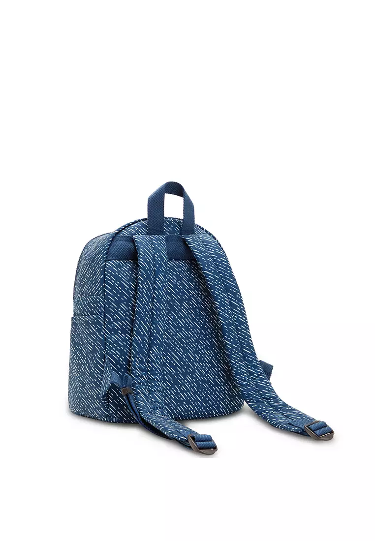 Kipling striped hotsell backpack