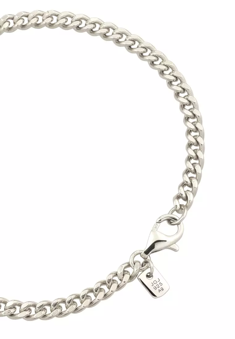 EXCLUSIVE Gelang Perhiasan Perak 925 Pria Big Curb Chain