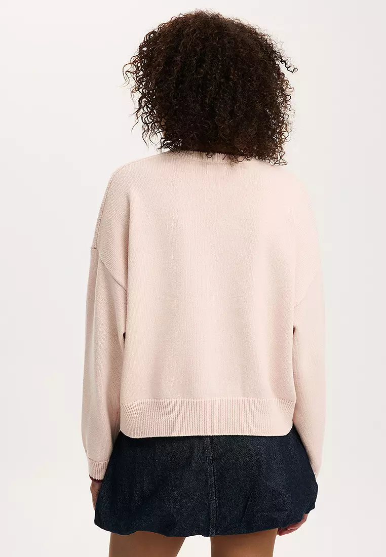 Cotton Crew Neck Sweater