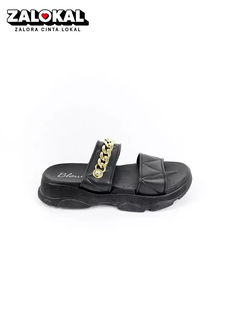 Blow Ivy Sandal Wanita 8891-1A3 BLWWI 0021 Bahan Full Karet