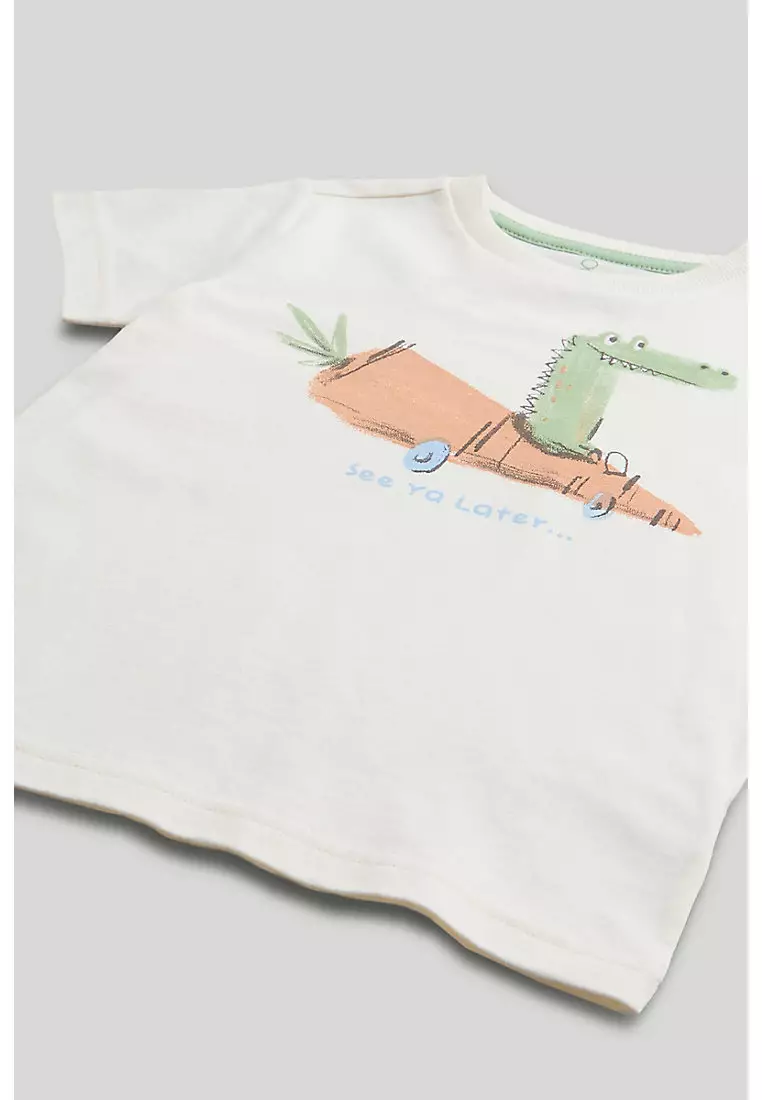 Cream Dinosaur T-Shirt