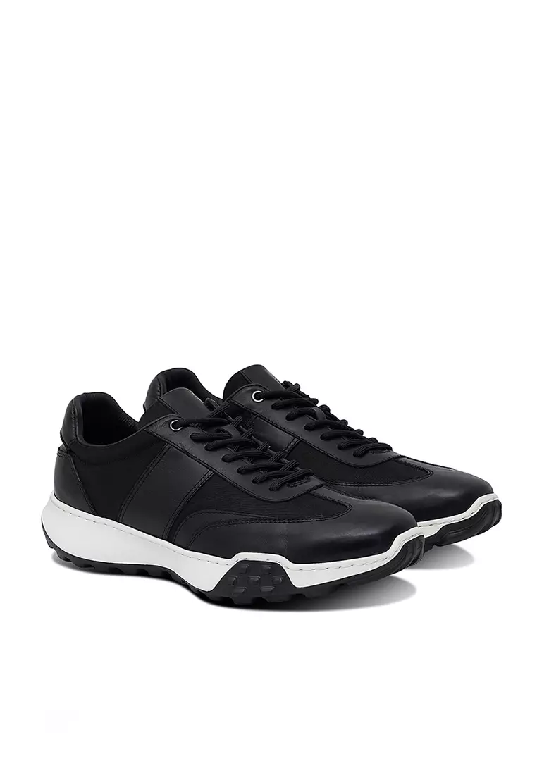 Sepatu Casual Sneakers Pria Gino Mariani Egion Black