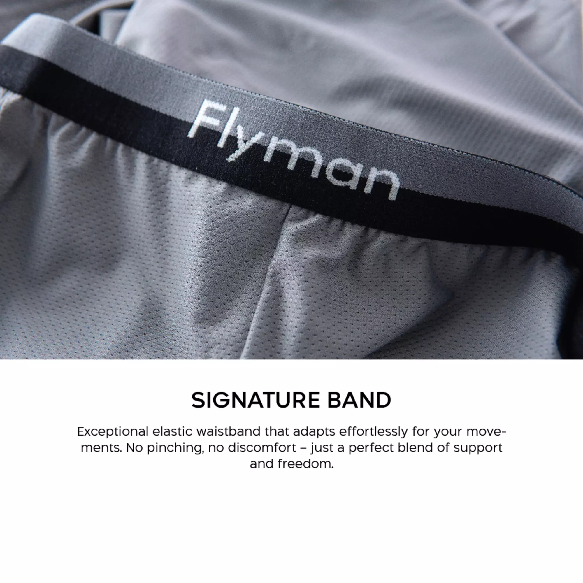 Flyman Soft Mesh Boxer 1 pcs FM 3385 - Black