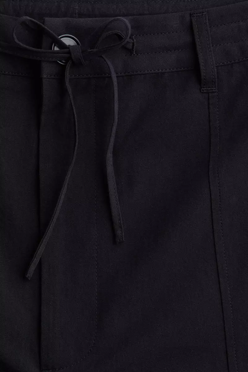 Baggy cotton trousers