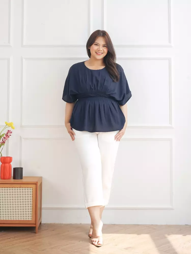 xtramiles Ladies shirt matilda blouse navy navy