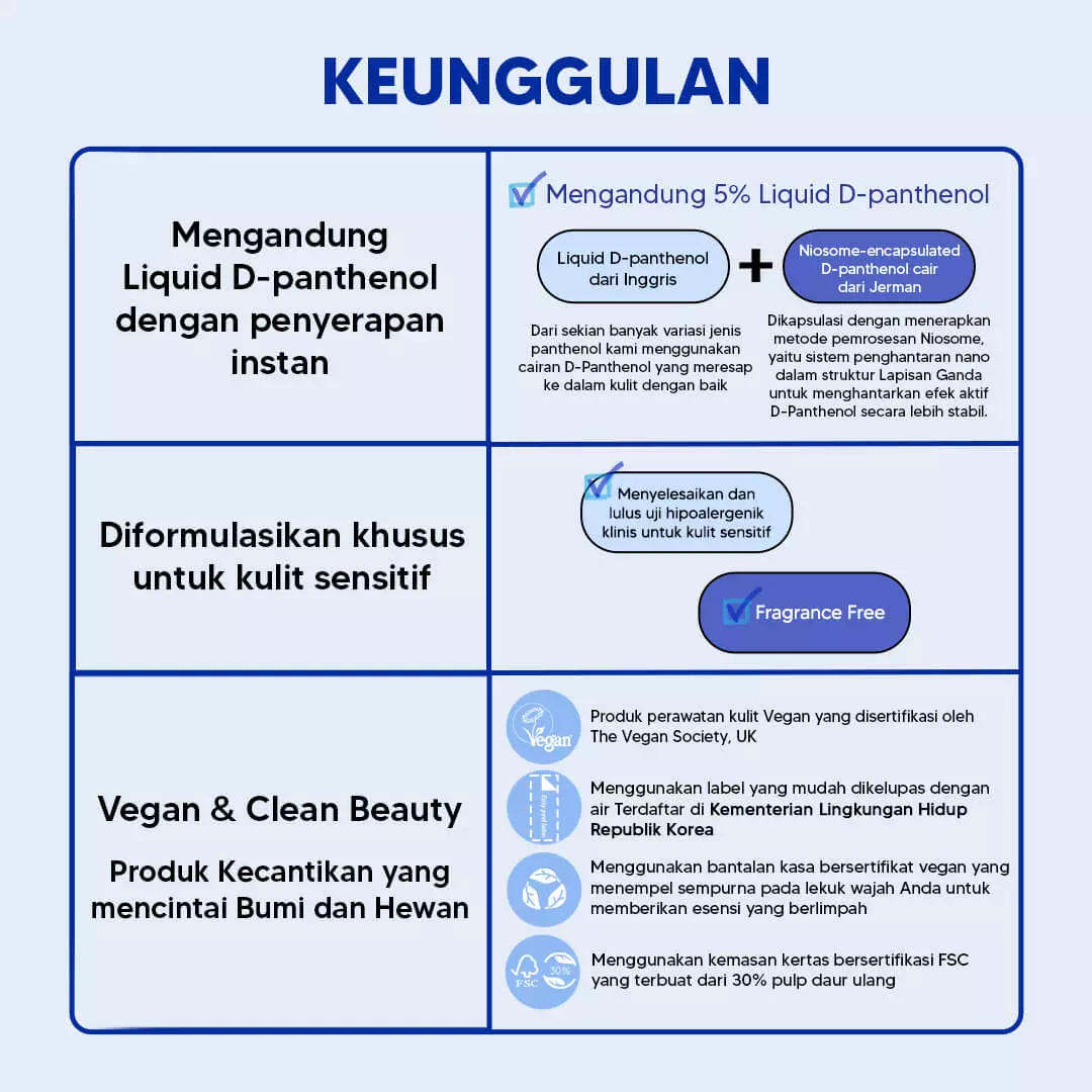 Holika Holika Less on Skin PantheBible Vegan Pad | Skin Barrier Skincare