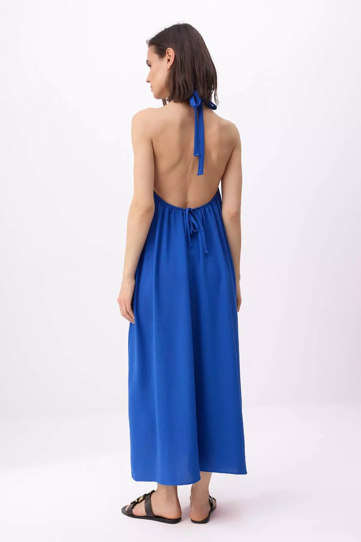Cobalt Relaxed Fit Maxi Woven Dress Twoss26El329