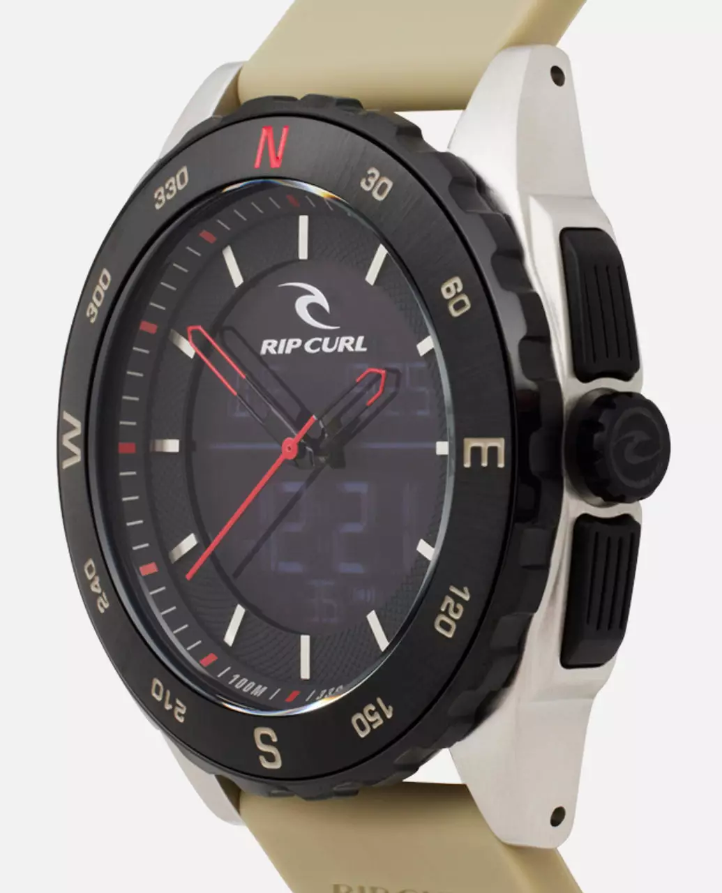Jual Rip Curl Rip Curl Men Rival Ana Digital Rubber Watch - Khaki Sand ...