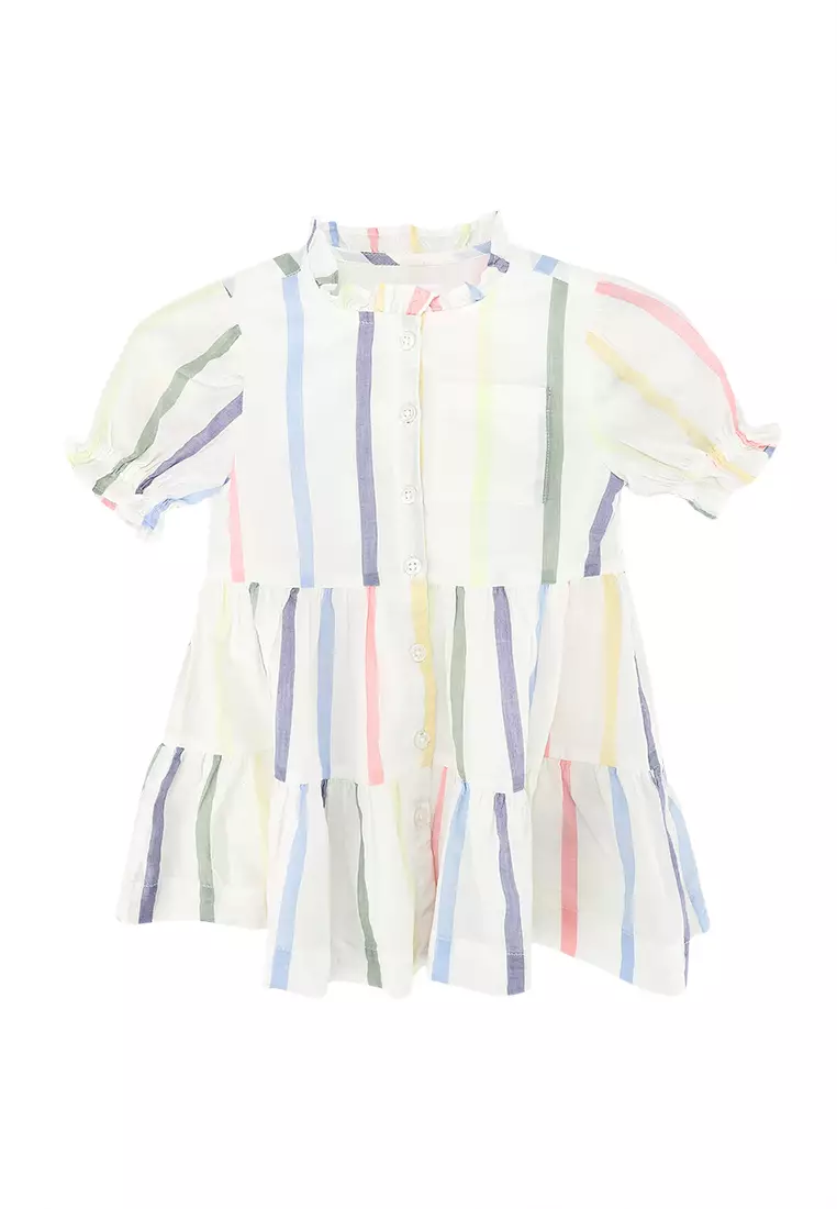 Buy GAP Ruffle Collar Shirt Dress Online ZALORA Malaysia