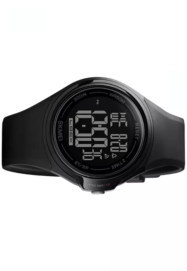 Jam Tangan Digital Pria Waterproof Many Function Strap Tali Material PU Silicone GN20 ORIGINAL