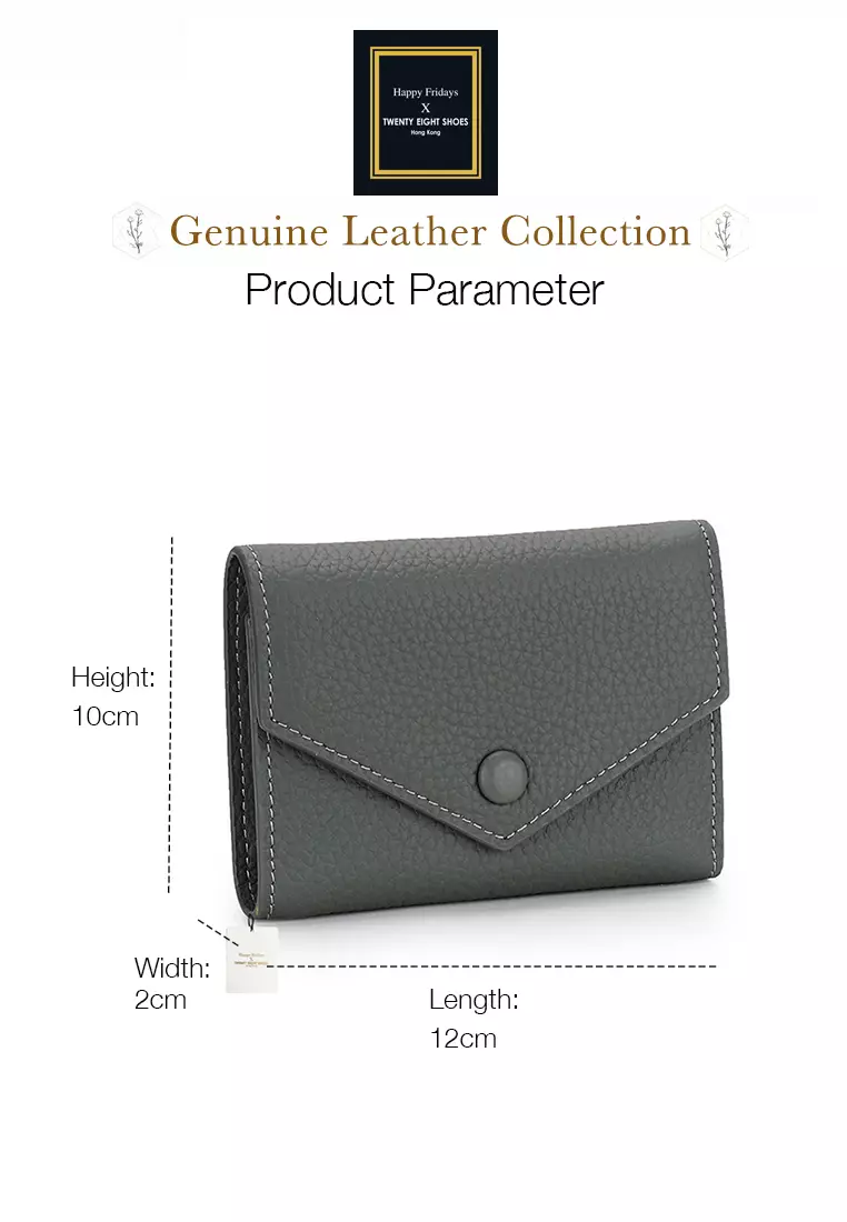 Full Grain Leather Tri-Fold Wallet JW YT-6923