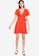 Springfield red Short Sustainable Viscose Dress 79DE1AA3BA84EDGS_4