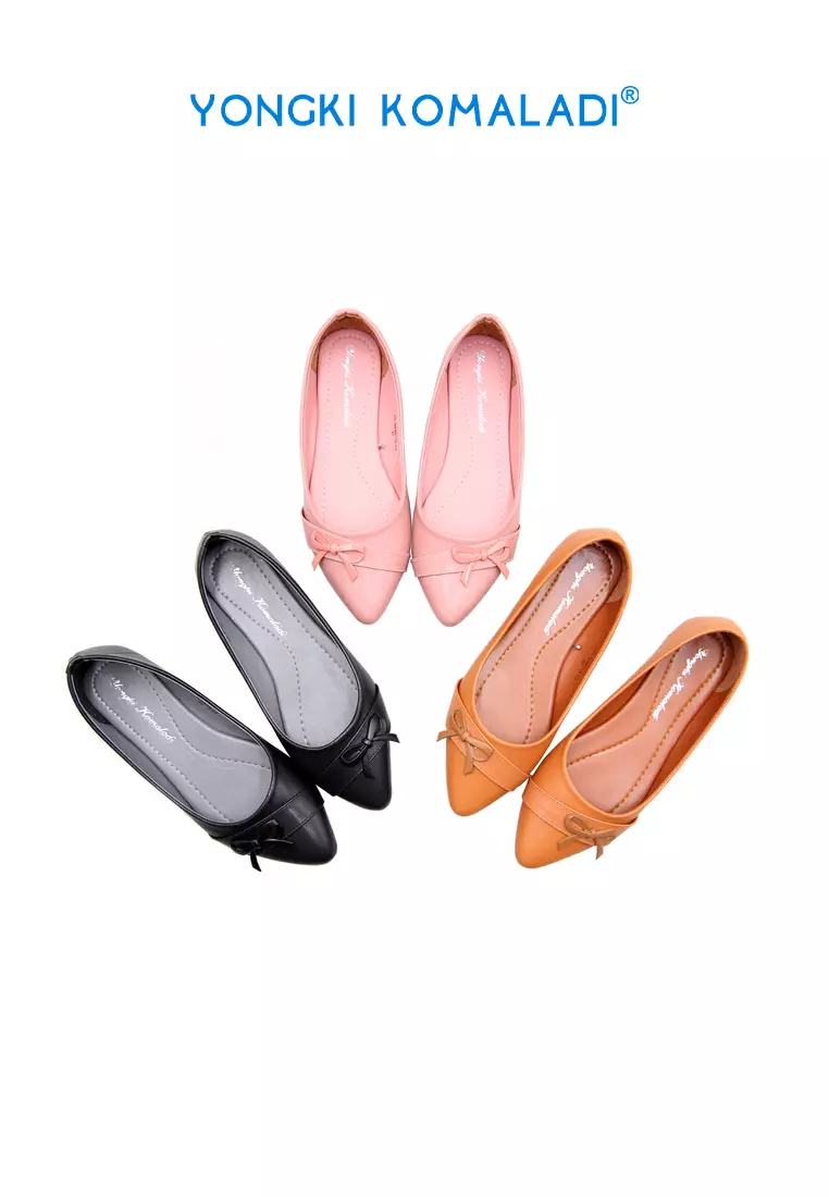 [ ORIGINAL ] YONGKI KOMALADI FLATSHOES OL-NN8319-23 CHERRY