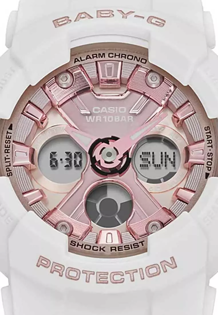 White and pink hot sale g shock