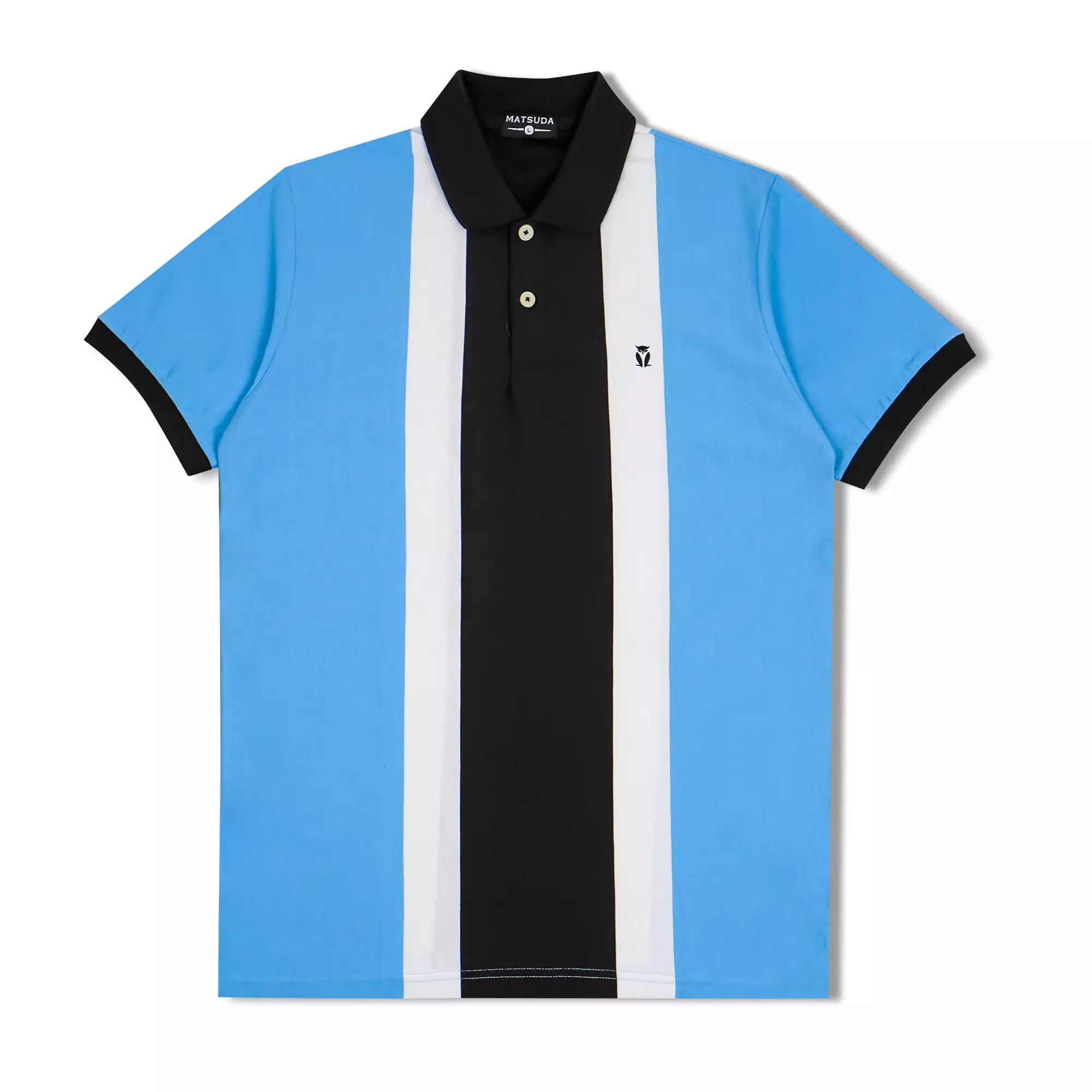 MATSUDA Kaos Polo Shirt Pria Kerah Ueda Blue