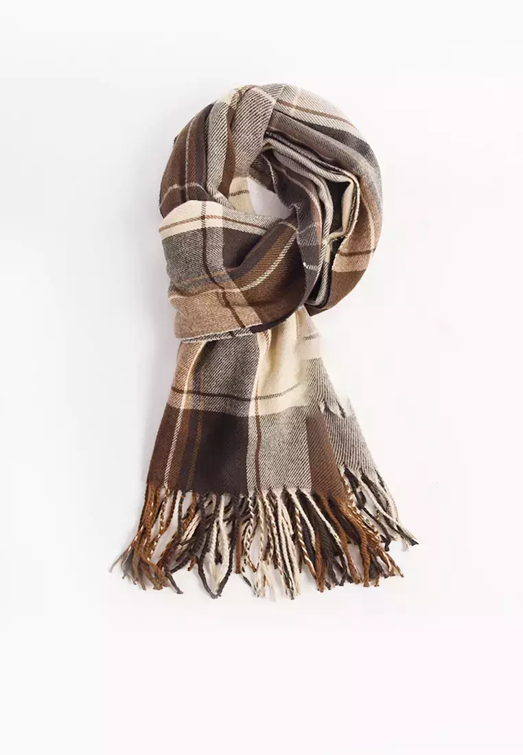 Buy Mooclife Versatile Plaid Shawl Scarf 2025 Online ZALORA