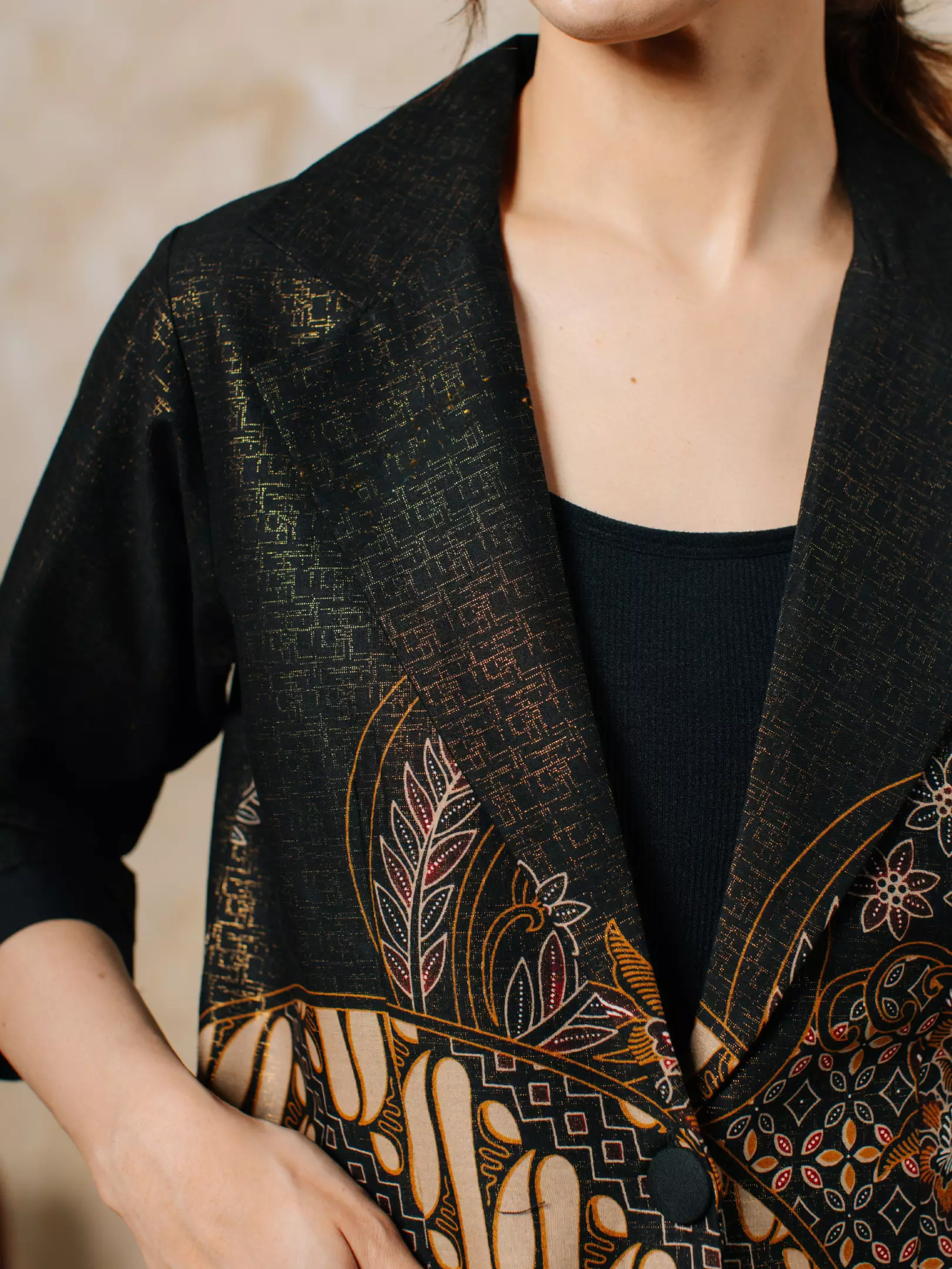 Adyatma Naratma Black Outer Katun Foil