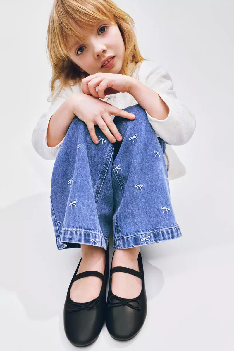 Wide Leg Paper bag jeans