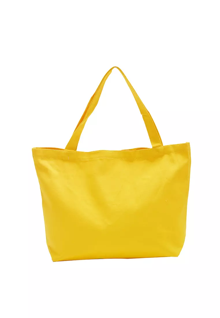 Canvas Bags Joypixels Yellow Three Wise Monkey