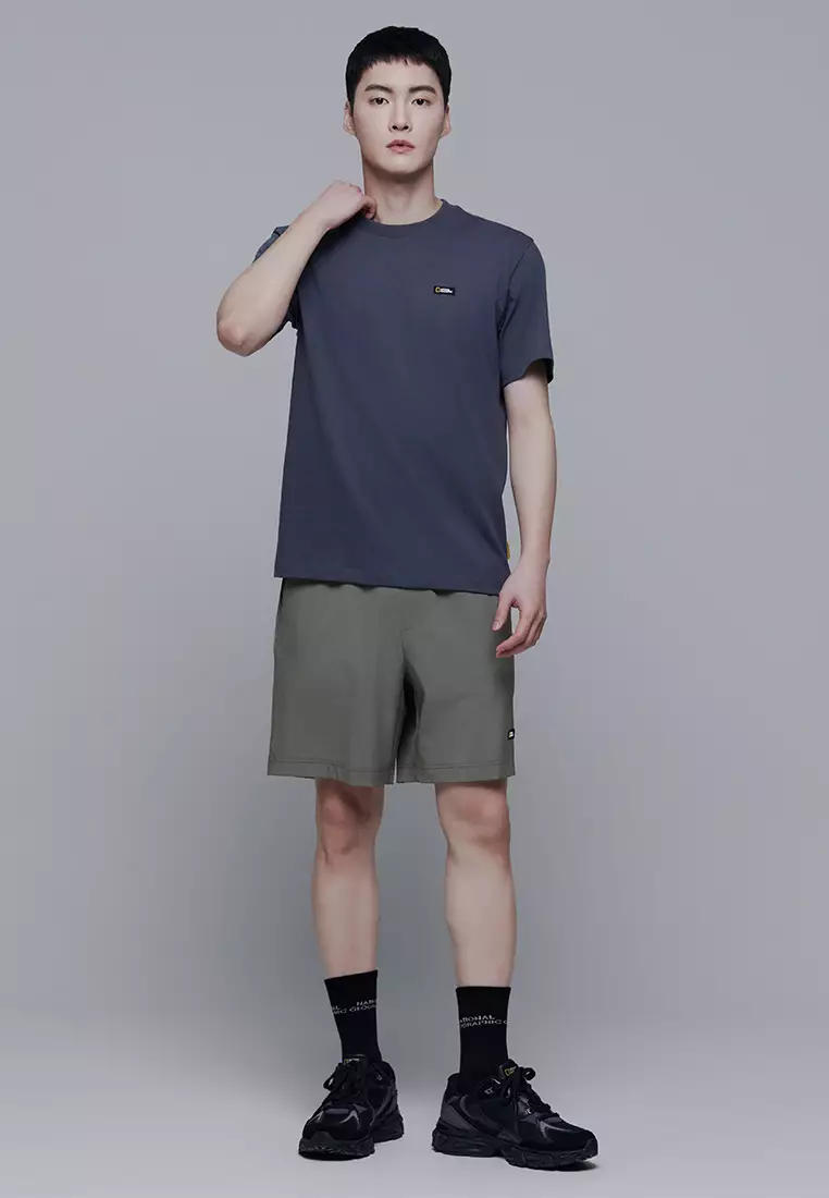 【NATIONAL GEOGRAPHIC】EXPLORE CONCEPT GRAPHIC T-SHIRT Unisex EXPLORE Graphic Short Sleeve Tee - WHITE