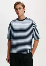 True Navy/Powder Blue Stripe