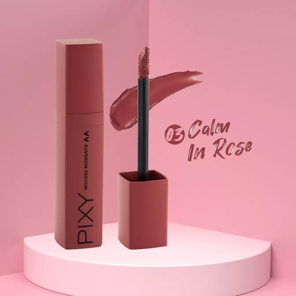 PIXY Mousse Moments Lip Cream 03 Calm in Rose 4Gr (440980)