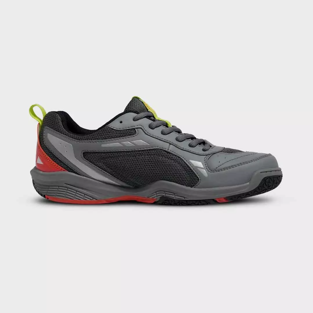 Sepatu Eagle Ultracourt – Badminton shoes Warna ABU-ABU/HITAM