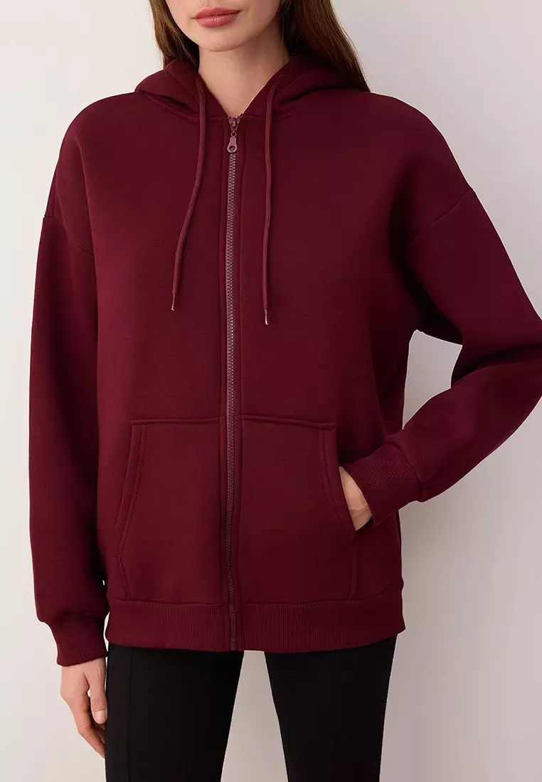 Oversized Zip Hoodie