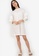 ZALORA BASICS white Tiered Sleeve Mini Dress 929CDAA42FF30BGS_4