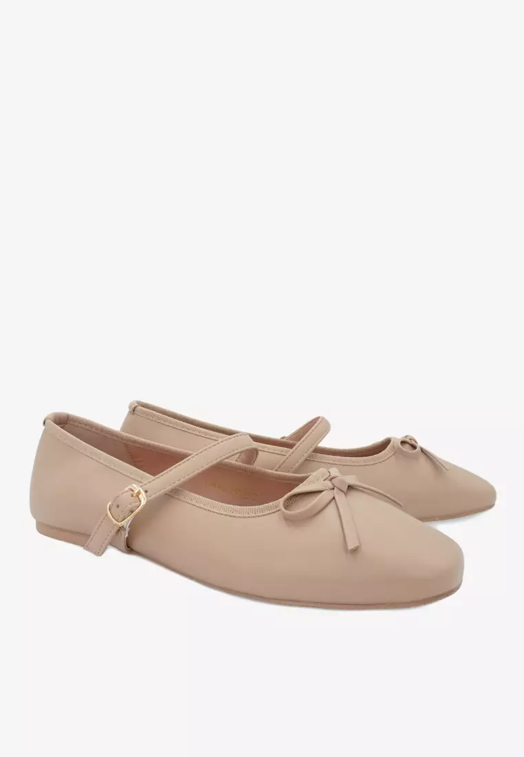 Dr. Cardin Women Luxe Mary Jane Flats L-RAU-9009