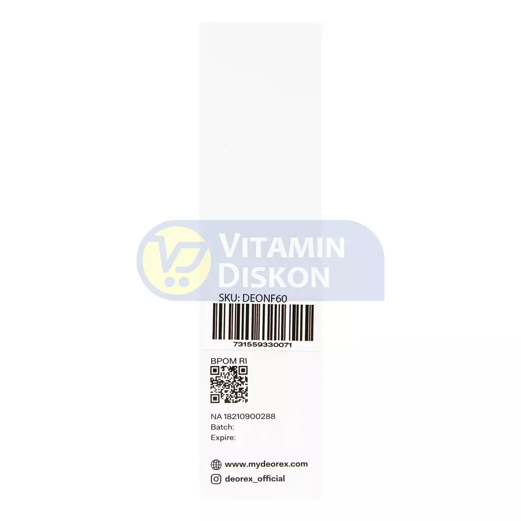 DEOREX BODY ODORIZER SPRAY 60 ML - MUSK FREGRANCE UNGU