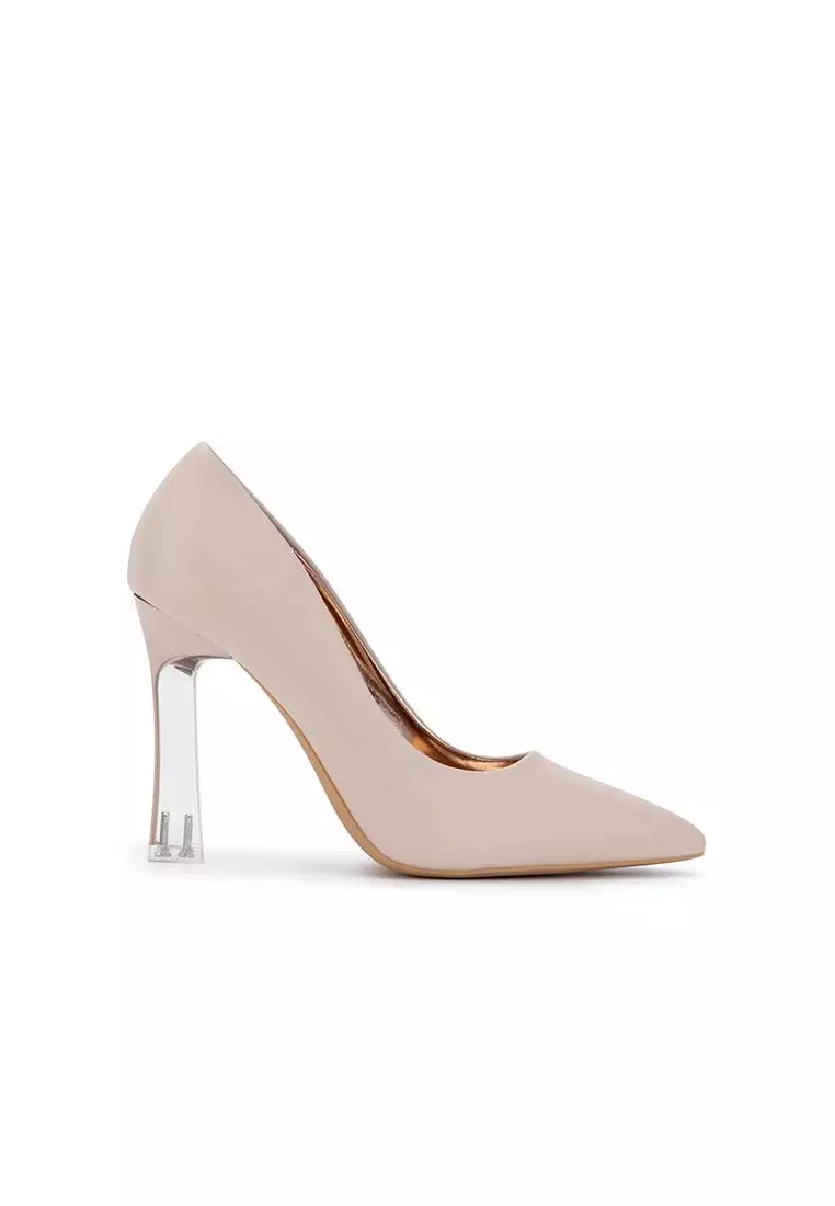Toe and top heel pumps