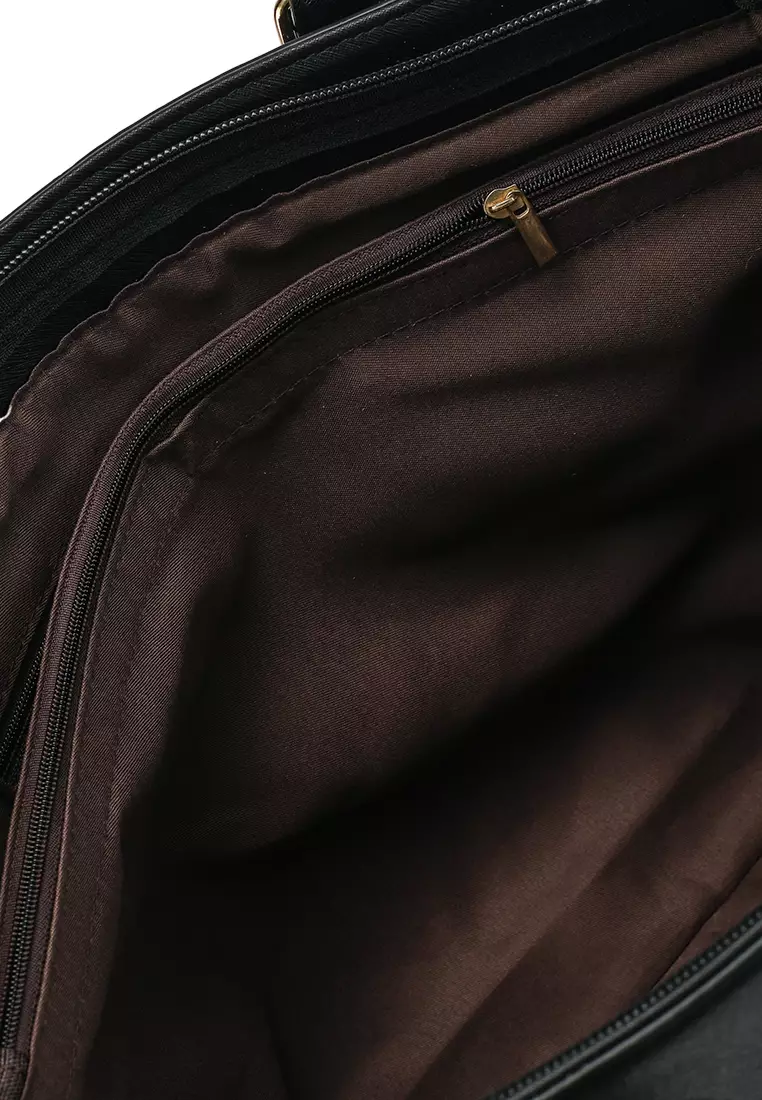 Saffiano Convertible Tote Bag