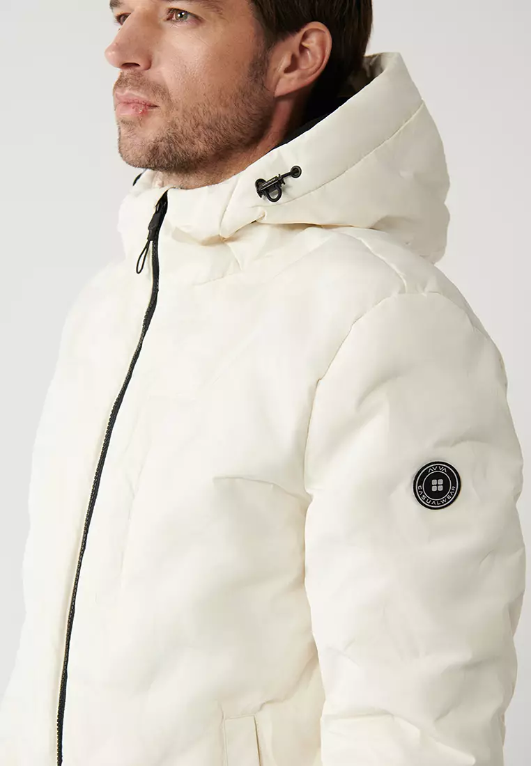 Long Sleeves Zip Hooded Jacket