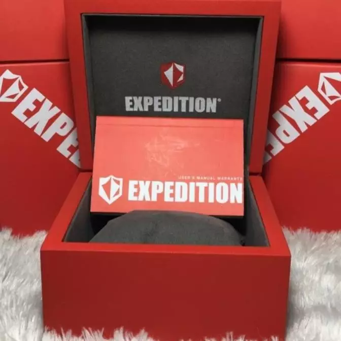 Expedition 6768 Kulit Hitam Ring Grey Cowok