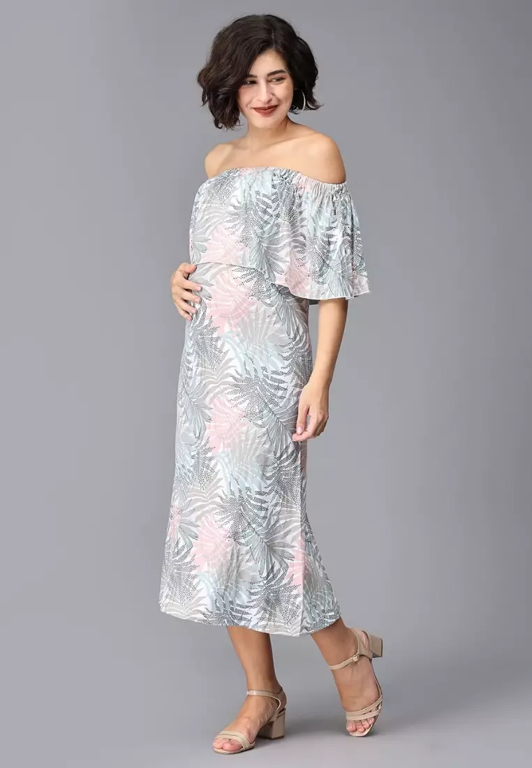 Oasis Tropical Maternity And Nursing Dress