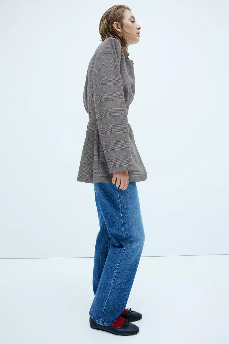 H&m belted blazer hotsell