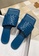 Twenty Eight Shoes 藍色 VANSA 織面拖鞋 VSW-S1 64209SHDBC7DC2GS_4