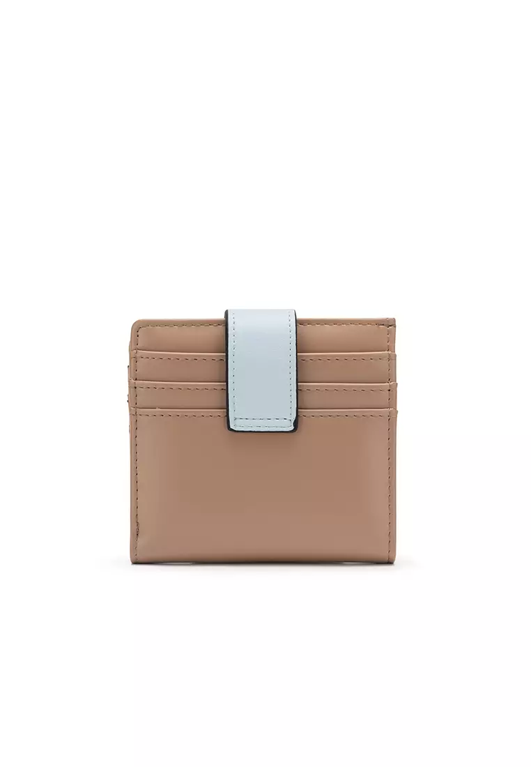 DUO TONE SNAP BUTTON WALLET 双色钱夹