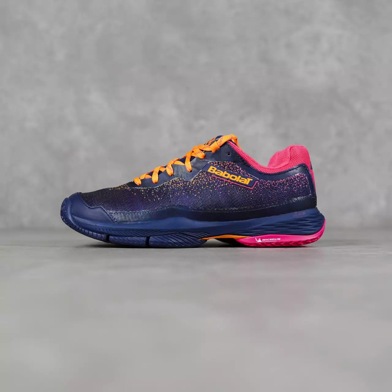 Sepatu BABOLAT JET RITMA GRADIENT PINK NAVY PADEL SNEAKER 100% ORIGINAL