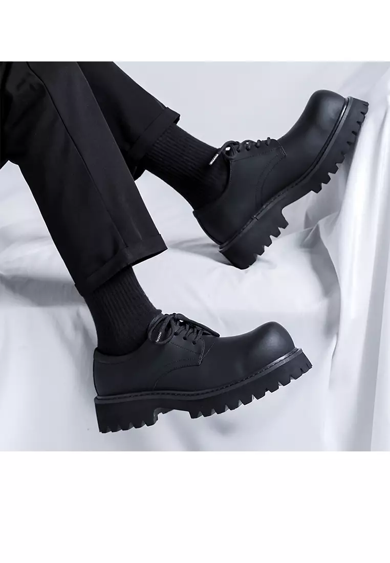 經典仿皮德比鞋 MC1026