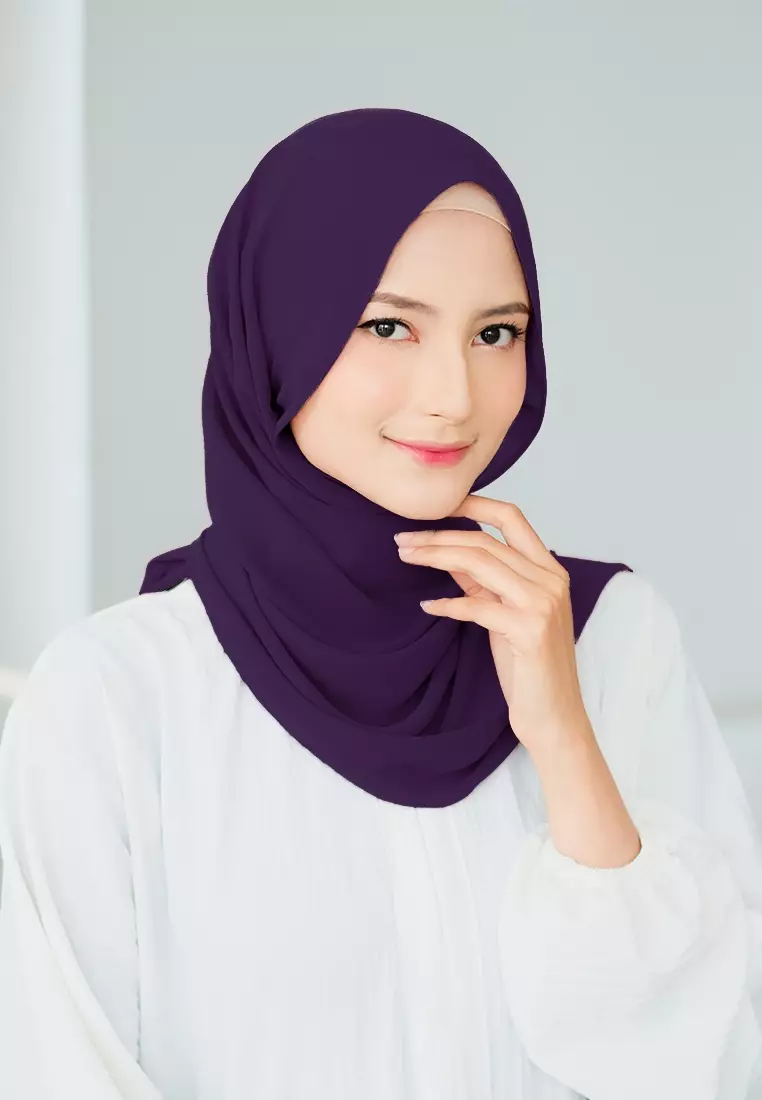 HIJAB INSTAN SAFFA - DARK PURPLE
