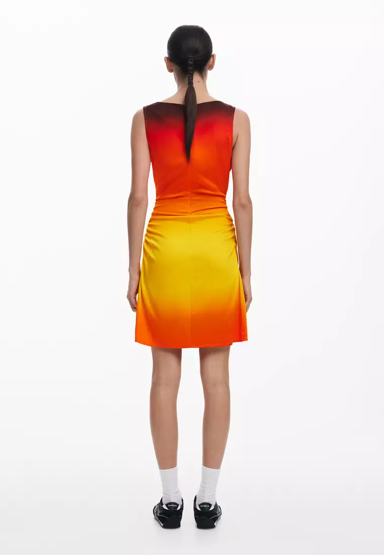 Ombre asymmetrical dress