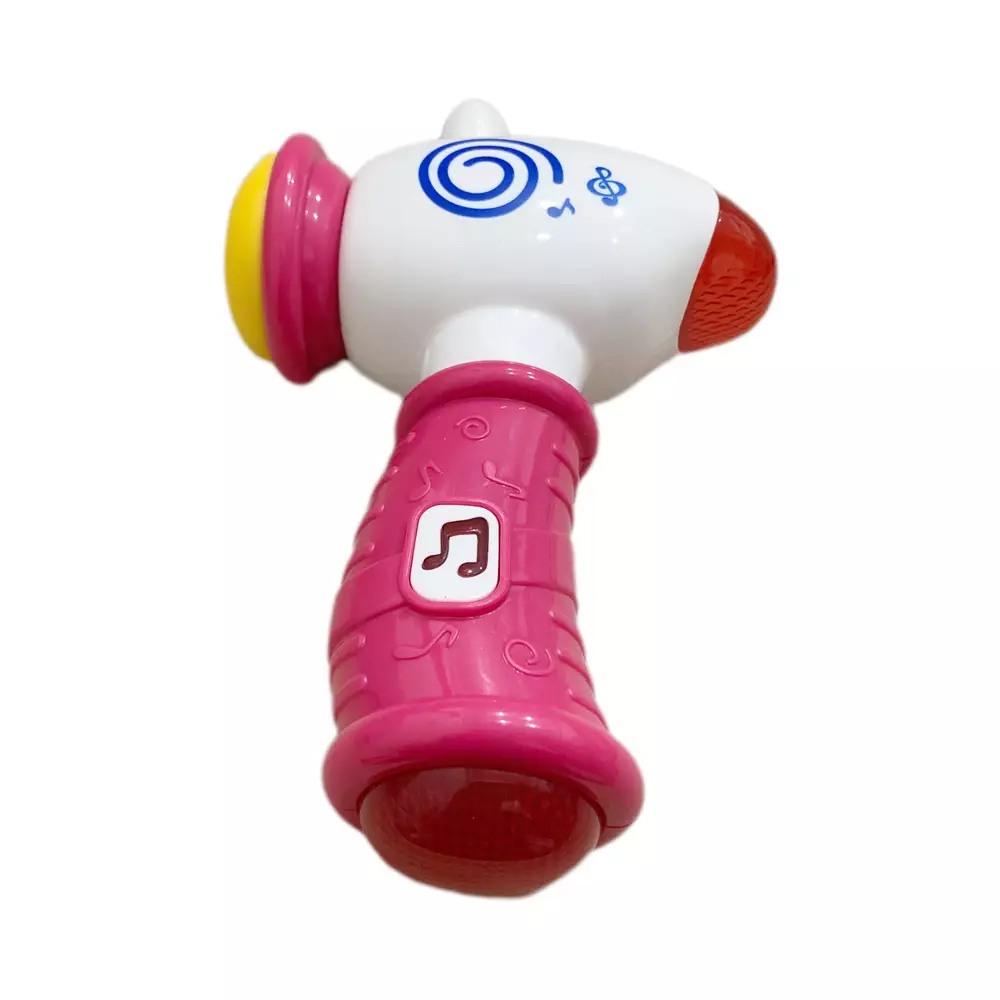Freckles Baby Smart Toys Baby Hammer With Light and Music - PINK - (Termasuk Baterai) - Mainan Aktivitas Edukasi Bayi