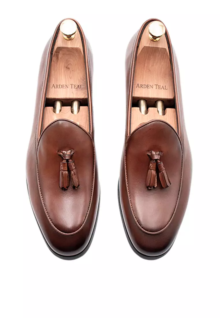 Esquel Chestnut Belgian Tassel Loafer