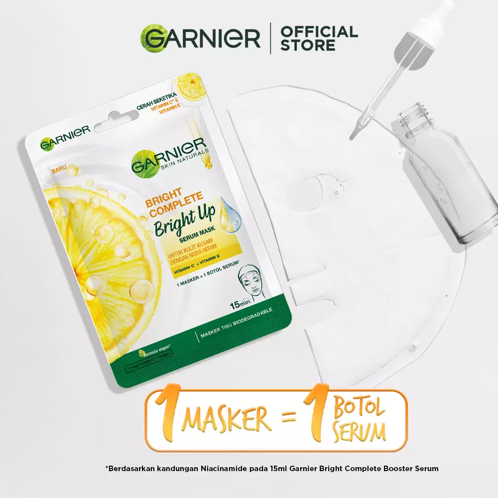Garnier Serum Mask Bright Complete Bright Up (Masker Wajah)
