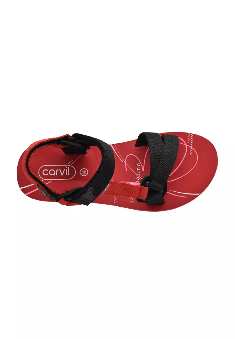 Carvil Sandal Gunung Wanita Niken-GL Black/Red