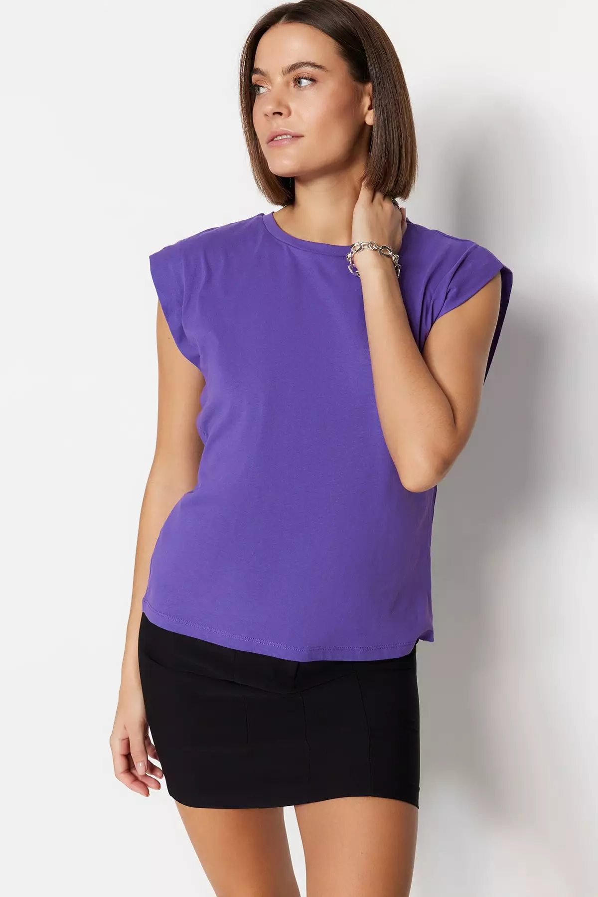 Padded Basic T-Shirt