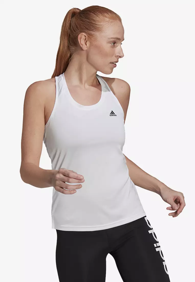 Buy ADIDAS designed to move 3-stripes sport tank top 2023 Online | ZALORA  Singapore