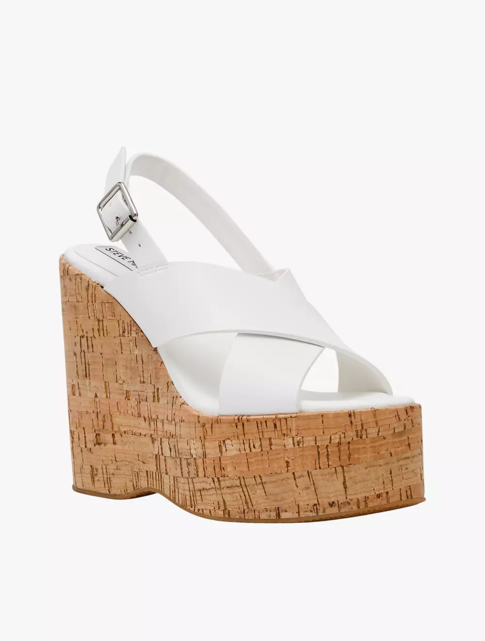 サンダル・ミュール STEVE MADDEN SINDEE WEDGES Jual Steve Madden Steve Madden SINDEE Women's Wedges - White